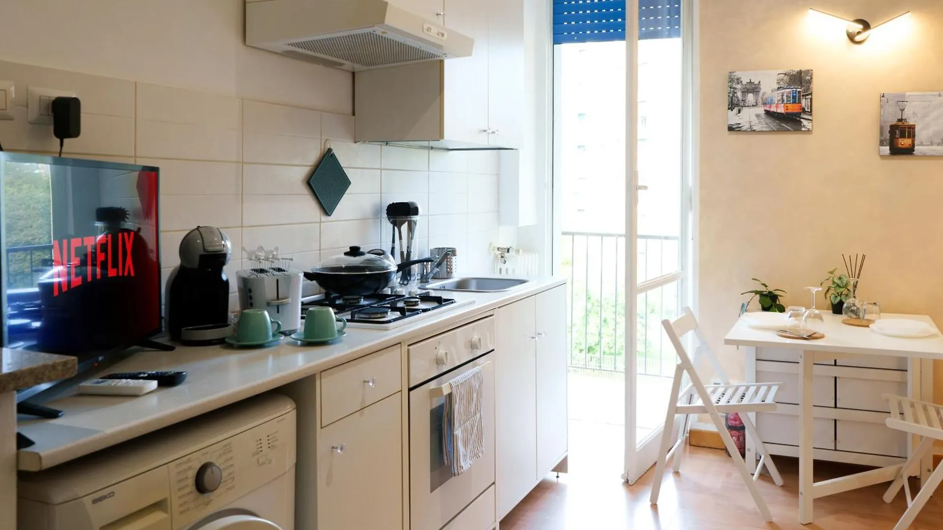 2Min Metro Rossa-20Min San Siro-Ac-Parcheggi Apartment Milan Italy